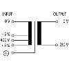 Transformateur monophasé de commande et disolement MST 2400VA IN: 400VAC ±5% OUT: 230VAC - 866165 | MST 2400-400±5%/230