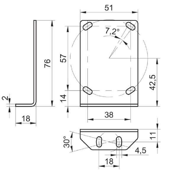 Equerre de fixation OxDM 20-Lire la description