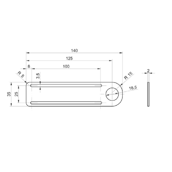 Equerre de fixation pour détecteurs Série 18 Equerre de fixation pour détecteurs Série 18-Lire la description