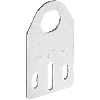 Équerre de fixation pour capteurs M12 forme droite inox 316L