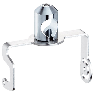 Equerre en L pour fixation sur tubes Ø12mm à 20mm pour CLV630 à 650-Lire la description