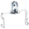 Equerre en L pour fixation sur tubes Ø12mm à 20mm pour CLV630 à 650