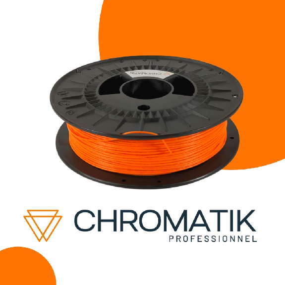 Chromatik Professionnel - PA12-GF Orange 500g - Filament 1.75mm-Lire la description