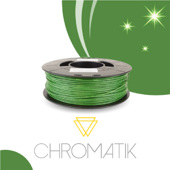 Chromatik - PLA Vert 750g - Filament 1.75mm-Lire la description