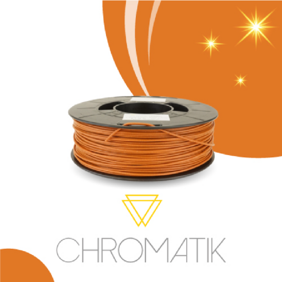 Chromatik - PLA Orange 750g - Filament 1.75mm-Lire la description