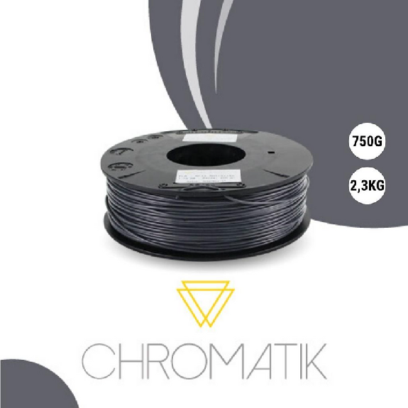 Chromatik - PLA Anthracite 750g - Filament 1.75mm-Lire la description