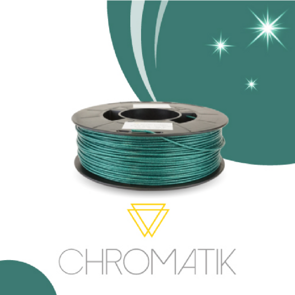 Chromatik - PLA Vert 750g - Filament 1.75mm-Lire la description