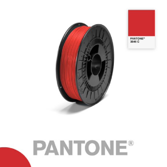 Pantone - PLA Rouge Cerise 750g - Filament 1.75mm-Lire la description