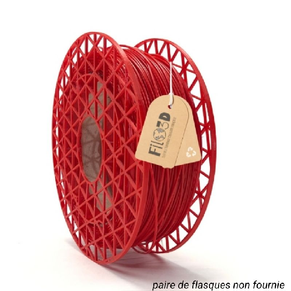 Filo3D - PLA Rouge 500g - Filament 1.75mm-Lire la description