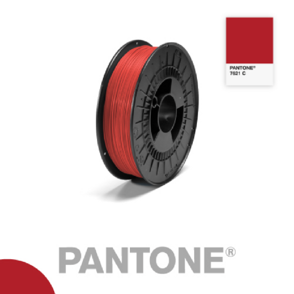 Pantone - PLA Rouge Fluo Translucide 750g - Filament 1.75mm-Lire la description