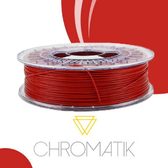 Chromatik - PLA Rouge Pompier 750g - Filament 1.75mm-Lire la description