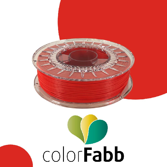 Filament LW-PLA 1.75cm 750g Rouge-Lire la description