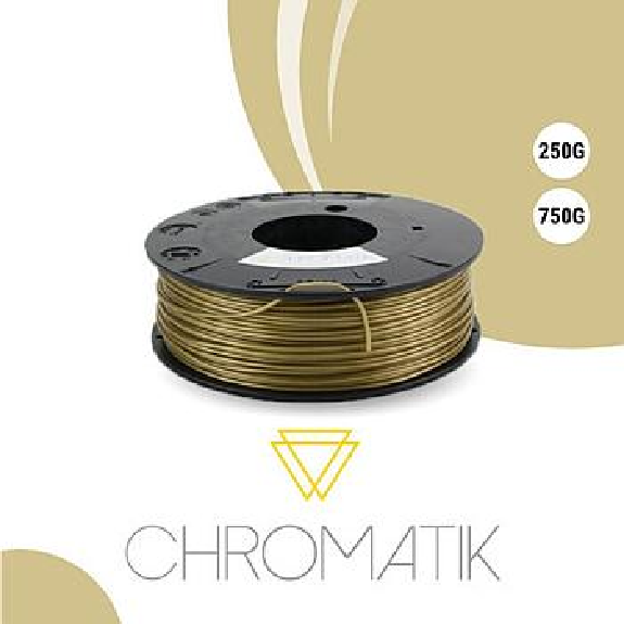 Chromatik - PLA Or 750g - Filament 1.75mm-Lire la description