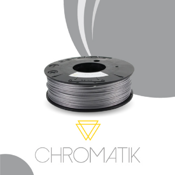 Chromatik - PLA Argent 750g - Filament 1.75mm-Lire la description