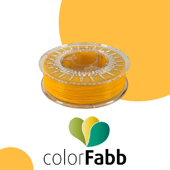 Filament LW-PLA 1.75cm 750g Jaune-Lire la description