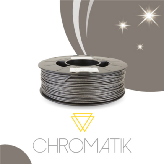 Chromatik - PLA Gris 750g - Filament 1.75mm-Lire la description