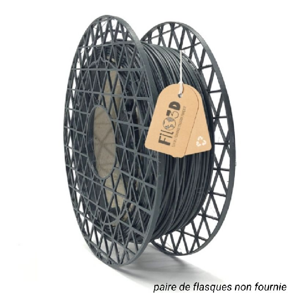 Filo3D - PLA Gris 500g - Filament 1.75mm-Lire la description