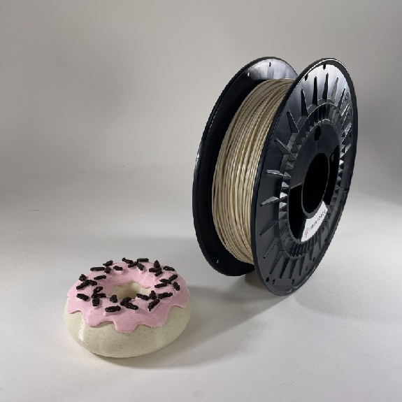 Chromatik - PLA Marbre Crème 750g - Filament 1.75mm-Lire la description