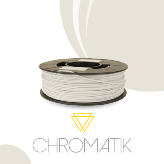 Filament Chromatik PLA 1.75mm - Blanc Craie (750g)-Lire la description