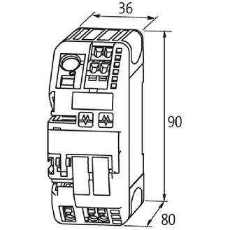 Disjoncteur intelligent 2 canaux 24VDC 1A, 2A, 3A, 4A-Lire la description