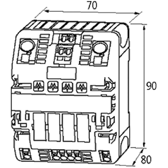 Disjoncteur intelligent 4 canaux 24VDC 4A, 6A, 8A, 10A-Lire la description