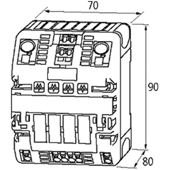 Disjoncteur intelligent 4 canaux 24VDC 4A, 6A, 8A, 10A-Lire la description