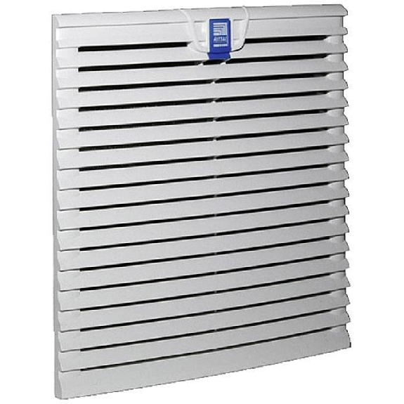Filtre de sortie RAL 7035 323x323x25mm (LxHxP)-Lire la description