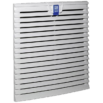 Filtre de sortie RAL 7035 323x323x25mm (LxHxP)-Lire la description