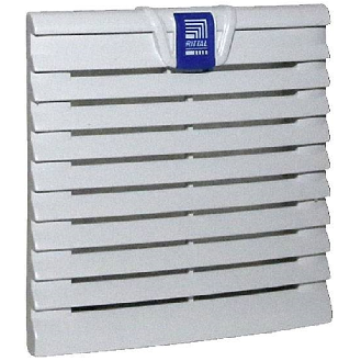 Filtre de sortie RAL 7035 116,5x116,5x16mm (LxHxP)-Lire la description