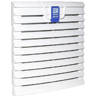 Filtre de sortie RAL 7035 204x204x24mm (LxHxP)-Lire la description