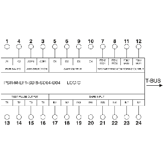 Module d'extension de sécurité avec 8 entrées et 4 sorties sécurisées-Lire la description