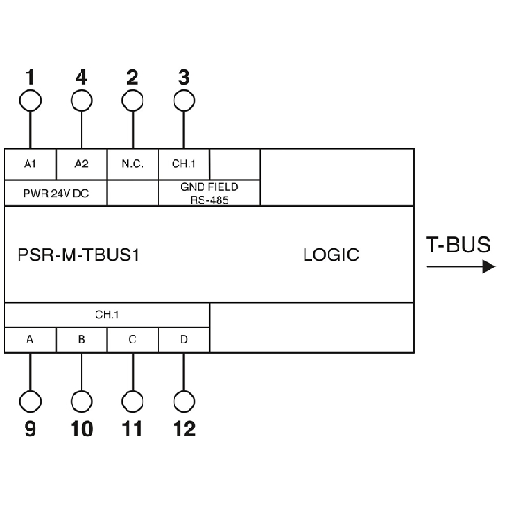 Module d'extension pour bus local avec 1 canal-Lire la description