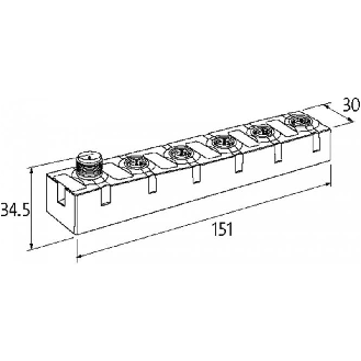 Cube67 Module d'extension analogiques, IP67, AI4 - (E) 4× M12 (I)-Lire la description