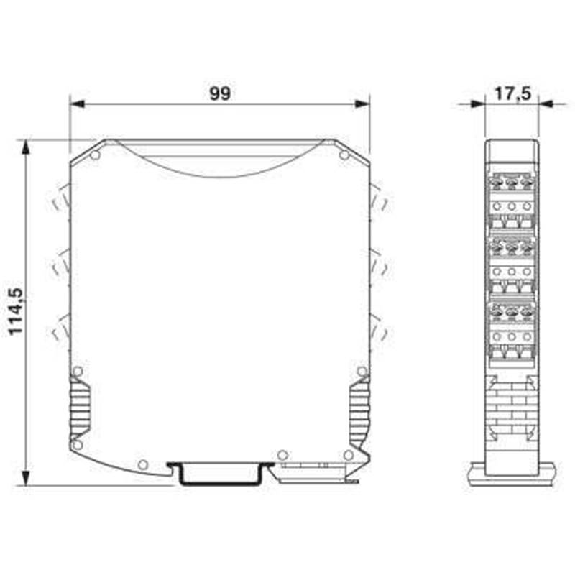 Module d'extension d'E/S à 4 sorties analogiques (0/4-20 mA, 0-10V) Module d'extension d'E/S à 4 sorties analogiques (0/4-20 mA, 0-10V)-Lire la description