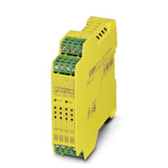 Module d'extension du PSR-TRISAFE 24VDC, SDI8, SDIO4-Lire la description