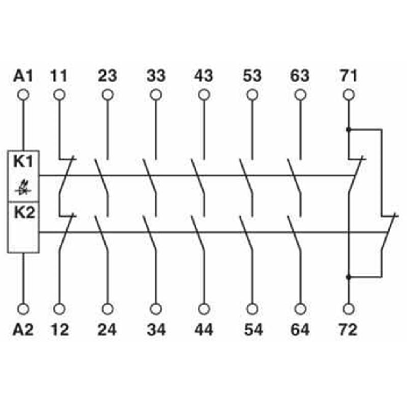 Module d'extension 5NO+1NF, bornes à vis-Lire la description