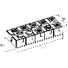Cube67 Module dextension - Safety, DO6 DO6 (E) - 6× M12 (K3)