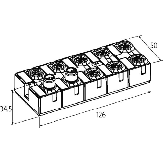 Cube67 Module dextension - Safety, DO6 DO6 (E) - 6× M12 (K3)-Lire la description