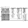 Module de base bloc XI/ON, ressort, 3 zones de raccordement, accès à la barre C