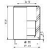 Manchon à souder G 1/2 A hygiénique / DN 25  50, Ø 29 x 36.5