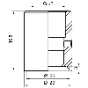 Manchon à souder G 1/2 A hygiénique / DN 25  50, Ø 29 x 36.5