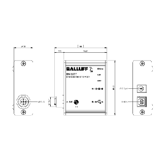 Adaptateur de communication IO-Link 1.1, USB-B / M12A Mâle 5p-Lire la description