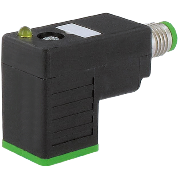Adaptateur EV Forme C 8mm 24VAC/DC LED+ATP/M08 3p arrière-Lire la description
