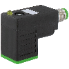 Adaptateur EV Forme C 8mm 24VAC/DC LED+ATP/M08 3p arrière