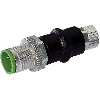 Adaptateur M12 Mâle Droit 3p/ M08 Fem Droit 3p