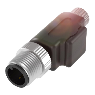 Adaptateur M08 Fem Droit 3p/M12 Mâle Droit 3p-Lire la description