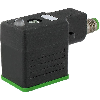 Adaptateur EV Forme B 10mm 24VAC/DC LED/M8 3p arrière