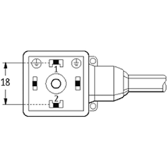 Connect. EV Forme A 18mm 24V LED+ATP; PVC 3x0,75 Gris 20m-Lire la description