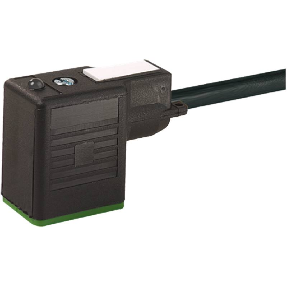 Connect. Forme BI 11mm 24V LED Câble PVC 3x0.75 Noir 5m-Lire la description