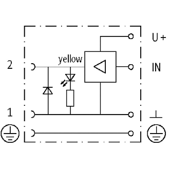 Connect. EV Forme A 18mm 12-30Vdc LED+Amplificateur 2P+T M16x1.5-Lire la description